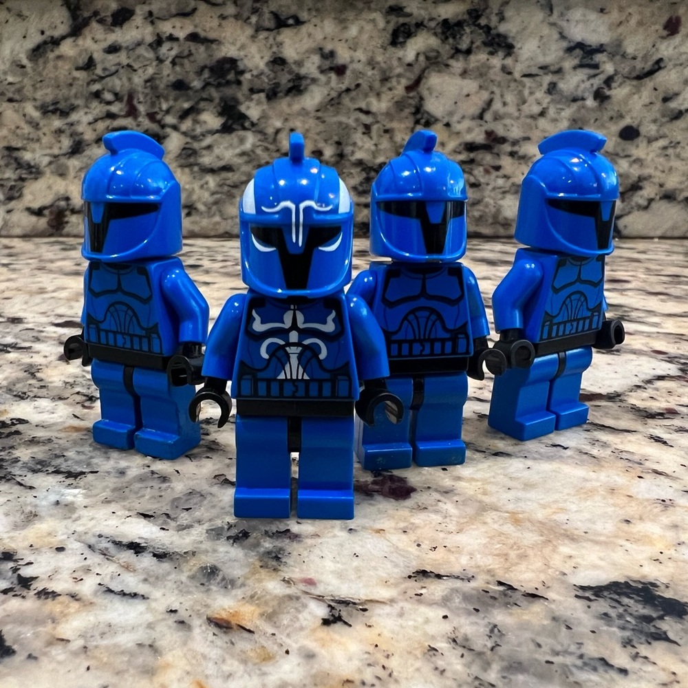 Lego Senate Commando Captain & Troopers - Lego Star Wars: The Clone Wars